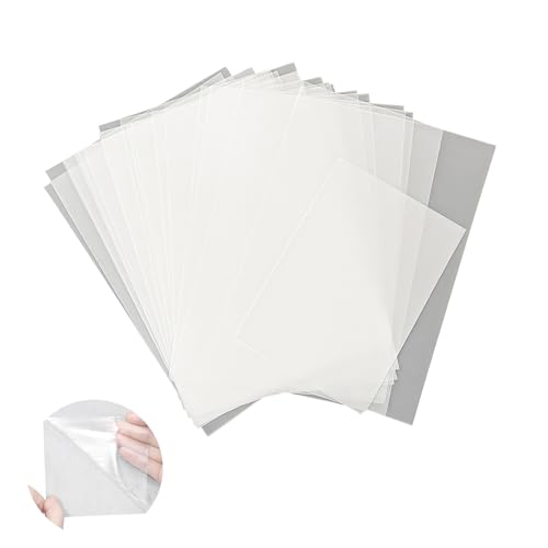 10 Stück doppelseitige Klebefolie zum Aufbügeln für Stoffapplikationen und Bastelprojekte von Gramigg