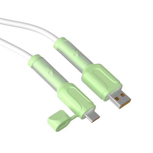2 x Ladekabel-Schutz, Silikon, rutschfest, Typ C, staubdicht, Organisation, Schutz, USB-Kabelschutz, Handy-Ladekabel 2 x Ladekabel-Schutz, Silikon, rutschfest, Typ C, staubdicht, Organisation, Schutz, USB-Kabelschutz, Handy-Ladekabel von Gramigg