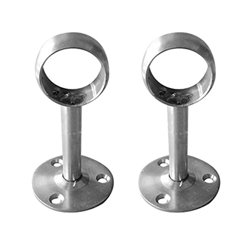 2 x robuste Stangenfassung, Flanschstangenhalter, Edelstahl, Kleiderschrankhalterung, Vorhang, Deckenhalterung, Schranksockeln, Flanschhalter, strapazierfähig 2 x robuste Stangenfassung, Flanschstangenhalter, Edelstahl, Kleiderschrankhalterung, Vorhang, Deckenhalterung, Schranksockeln, Flanschhalter, strapazierfähig von Gramigg