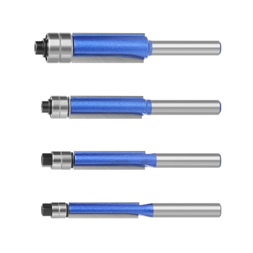 4pcs Flush Trimm Bit Doppellager Router Holzbearbeitungsschneider Für Holz End Milll Werkzeug Holzbearbeitung Doppellager Holzrouter 4pcs Flush Trimm Bit Doppellager Router Holzbearbeitungsschneider Für Holz End Milll Werkzeug Holzbearbeitung Doppellager Holzrouter von Gramigg