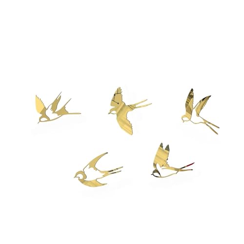 Acryl-Wandaufkleber mit Vogelmotiv, entfernbar, für Zuhause, Schlafzimmer, Badezimmer, Wohnzimmer, Dekoration, Vogel-Wandaufkleber von Gramigg