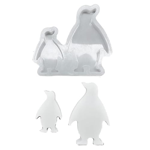 Bären-Pinguin-Halter, Epoxidharz, Silikonformen für Halter, Teelichthalter, Dekorationen, Form Bären-Pinguin-Halter, Epoxidharz, Silikonformen für Halter, Teelichthalter, Dekorationen, Form von Gramigg