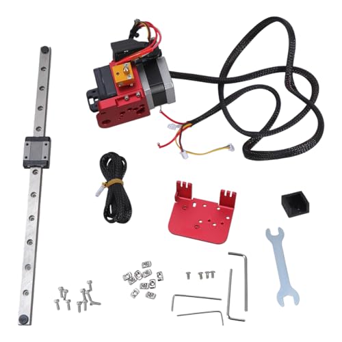 Drucker Linearführungsschienen MK8 Extruder Direct Drive Kit mit fester Backplane-Halterung, Upgrade-Kit für Ender3 Drucker Linearführungsschienen MK8 Extruder Direct Drive Kit mit fester Backplane-Halterung, Upgrade-Kit für Ender3 von Gramigg