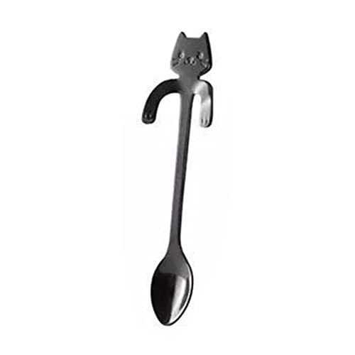 Edelstahl Kaffeelöffel Teelöffel Mischlöffel Für Katze Form 4 Farben Wählen Sie Für Wassermilch Kaffee Suppe S von Gramigg