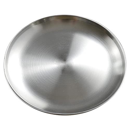 Edelstahlplatte Runder Essteller Servierstichstable Westelsteak Teller Zum Servieren Von Snackcamping Edelstahlplatte Runder Essteller Servierstichstable Westelsteak Teller Zum Servieren Von Snackcamping von Gramigg