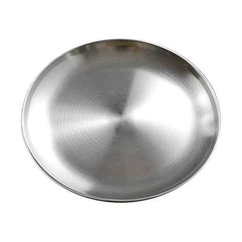 Edelstahlplatte Runder Essteller Servierstichstable Westelsteak Teller Zum Servieren Von Snackcamping Edelstahlplatte Runder Essteller Servierstichstable Westelsteak Teller Zum Servieren Von Snackcamping von Gramigg