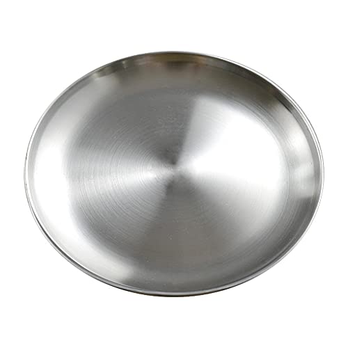 Edelstahlplatte Runder Essteller Servierstichstable Westelsteak Teller Zum Servieren Von Snackcamping Edelstahlplatte Runder Essteller Servierstichstable Westelsteak Teller Zum Servieren Von Snackcamping von Gramigg