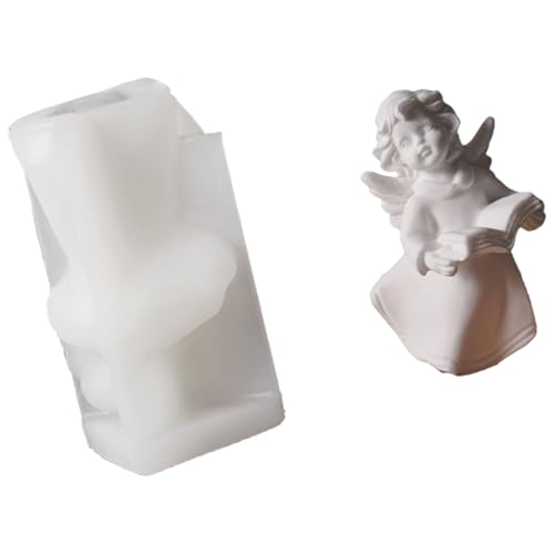 Engelsflügel-Silikonformen für Seife, Schokolade, Hochzeitsdekoration, geflügeltes Mädchen, Silikon-Backformen, dekorative Engelfigurenform von Gramigg