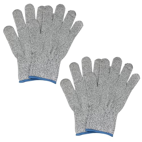 Gramigg 2 Paar Arbeit Handschuhe Schnitt Resistente Sicherheitshandschuhe Schneiden Schutzhandschuhe Schnittproofhandschuhe Für Die Küche von Gramigg