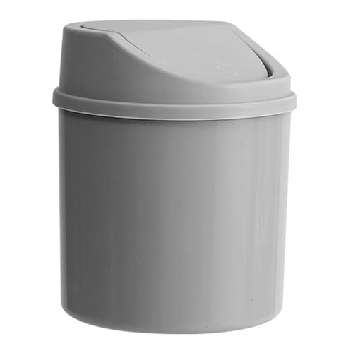 Gramigg Swing Deckel Mülleimer Für Schreibtisch PP Plastik Spar Design Design Für Home Office Abfallkorb Organisatoren Geschenk Plastik Schreibtisch Behälter von Gramigg