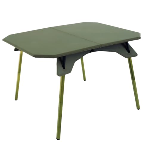 Gramigg Tragbarer Campingtisch mit verstellbaren Höhen, Aluminiumlegierung, Klapptisch, Picknick-Schreibtisch für Camping und Party von Gramigg