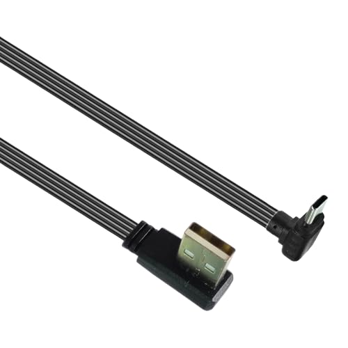 Gramigg USB 2.0 Männlich Zu USB C Typ C Männlich Abgewinkelte Daten Flaches FPC Kabel Für FPV & Disk & Telefon von Gramigg
