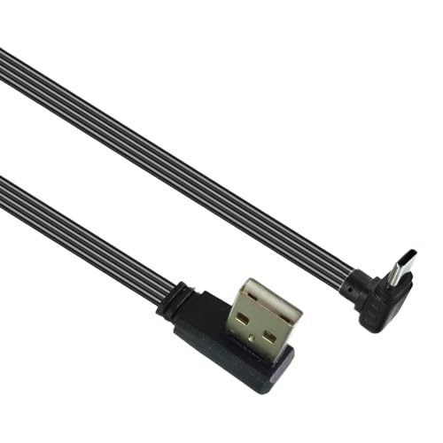 Gramigg USB 2.0 Männlich Zu USB C Typ C Männlich Abgewinkelte Daten Flaches FPC Kabel Für FPV & Disk & Telefon von Gramigg