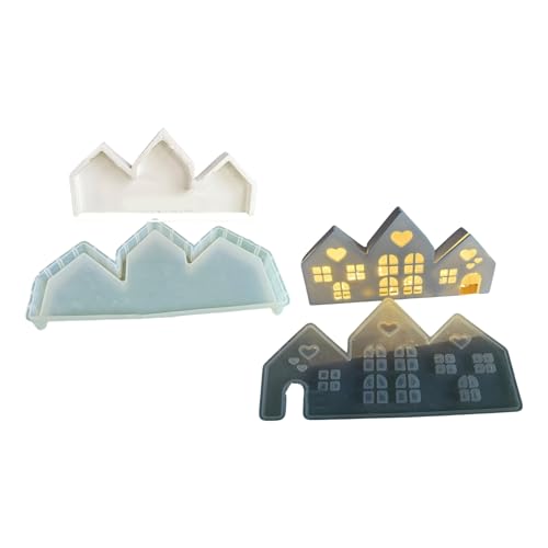 Home Decors Silikonformen Hausform Harz Handwerk Ornament Silikon dekorative Formen für Werkzeug Home Decors Silikonformen Hausform Harz Handwerk Ornament Silikon dekorative Formen für Werkzeug von Gramigg