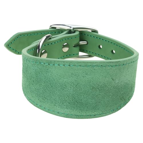 Hundehalsband aus weichem Leder, verstellbar, für Spaziergänge im Freien, Lurcher, Sichthunde, Welpenhalsband, Haustierbedarf, Haustierbedarf, Zubehör von Gramigg