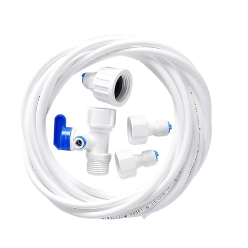 Kühlschrank-Wasserrohr-Universalanschluss-Set, Schlauchverbinder, Wasserversorgungsanschluss, einfache Installation, Universalzuleitung, Schlauch-Kits Kühlschrank-Wasserrohr-Universalanschluss-Set, Schlauchverbinder, Wasserversorgungsanschluss, einfache Installation, Universalzuleitung, Schlauch-Kits von Gramigg