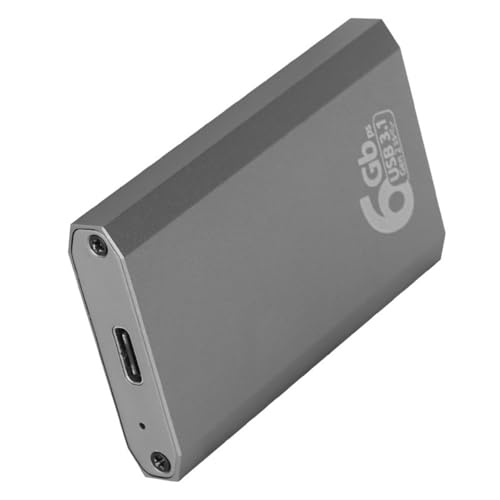 MSATA auf USB 3.1 Gehäuse Externe Festplattenbox Gen 2 6 Gbit/s Speichergehäuse Adapter für PC-Zubehör von Gramigg