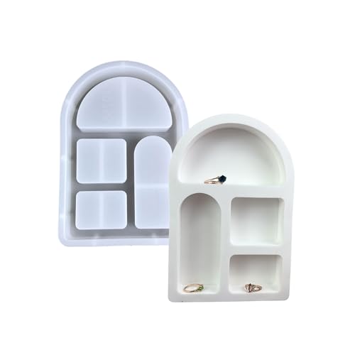Miniatur-Hausornamente, Silikonformen, gewölbtes Haus für Gips- und Harzguss in Wohndekorationen, benutzerfreundliche Bastelformen Miniatur-Hausornamente, Silikonformen, gewölbtes Haus für Gips- und Harzguss in Wohndekorationen, benutzerfreundliche Bastelformen von Gramigg