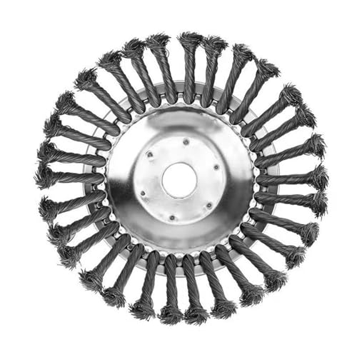 Rasentrimmer-Drähte Bürstenköpfe Aufsatz mit geknoteten Drähten für Garten Rasentrimmer Drahtkopf Ersatzschneiderkopf Rasentrimmer-Drähte Bürstenköpfe Aufsatz mit geknoteten Drähten für Garten Rasentrimmer Drahtkopf Ersatzschneiderkopf von Gramigg