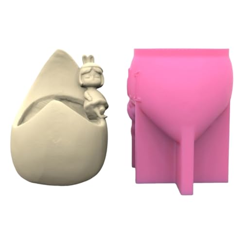 Silikonform für Blumentöpfe, Mädchen, Vase, Beton, Kerzenständer, Kunstharz, Pflanzgefäß, Kunst, Heimdekoration, Blumentöpfe, Form groß von Gramigg