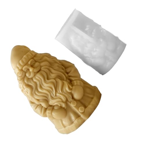 Silikonform für die Herstellung von Weihnachtsmann, Epoxidharz, Gießformen für Seife, Heimdekoration, Aromatherapie von Gramigg