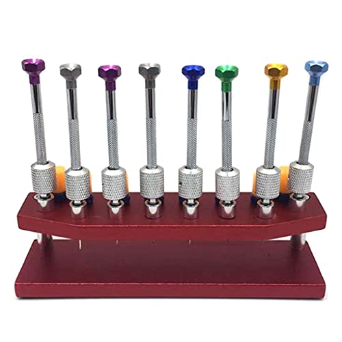 Tragbare Uhrenschraubendreher 8-teiliges Uhren-Schraubendreher-Set mit Metallständer Kupferschraubendreher-Set Reparaturwerkzeuge Uhren-Schraubendreher-Set Tragbare Uhrenschraubendreher 8-teiliges Uhren-Schraubendreher-Set mit Metallständer Kupferschraubendreher-Set Reparaturwerkzeuge Uhren-Schraubendreher-Set von Gramigg