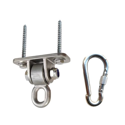 Trapezaufhänger aus Edelstahl, robuste Schaukelhaken für Boxsack und Hängematte, einfache Installation, Schaukelzubehör von Gramigg