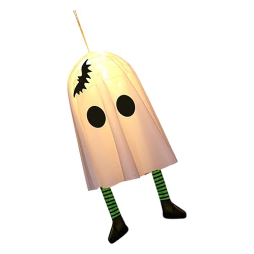 Unheimlicher leuchtender Geist mit LED-Beleuchtung, dekorative hängende Dekoration, perfekt für Halloween-Themen-Event, hängende Specter-Lichtdekorationen von Gramigg