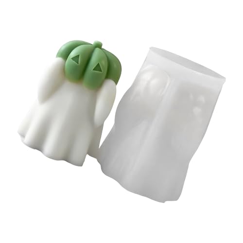 Wiederverwendbares Kürbis-Specter-Silikon-Set für Halloween-Seifenherstellung & festliche Heimdekoration Halloween Handwerk Silikon Wiederverwendbares Kürbis-Specter-Silikon-Set für Halloween-Seifenherstellung & festliche Heimdekoration Halloween Handwerk Silikon von Gramigg