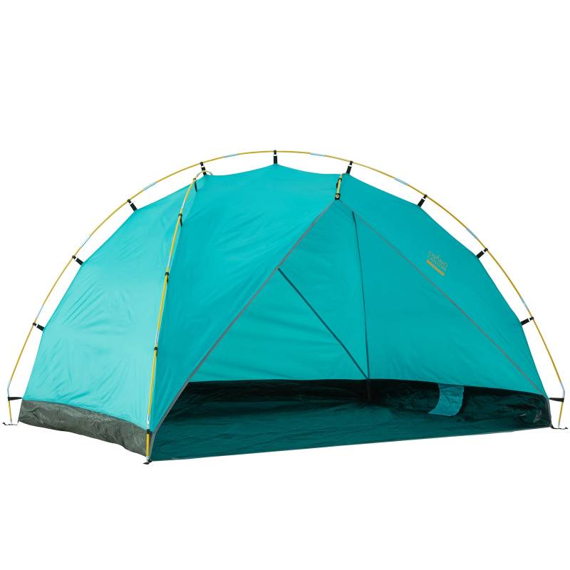 GRAND CANYON Strandmuschel Tonto 3 Strandzelt Wind Regen Sonnen UV Schutz 50+-Blue Grass von Grand Canyon