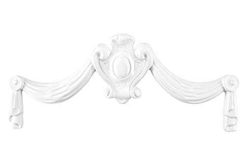 1 Ornament | Türbekrönung | stoßfest | Grand Decor | 135x325mm | D485 von Grand Decor