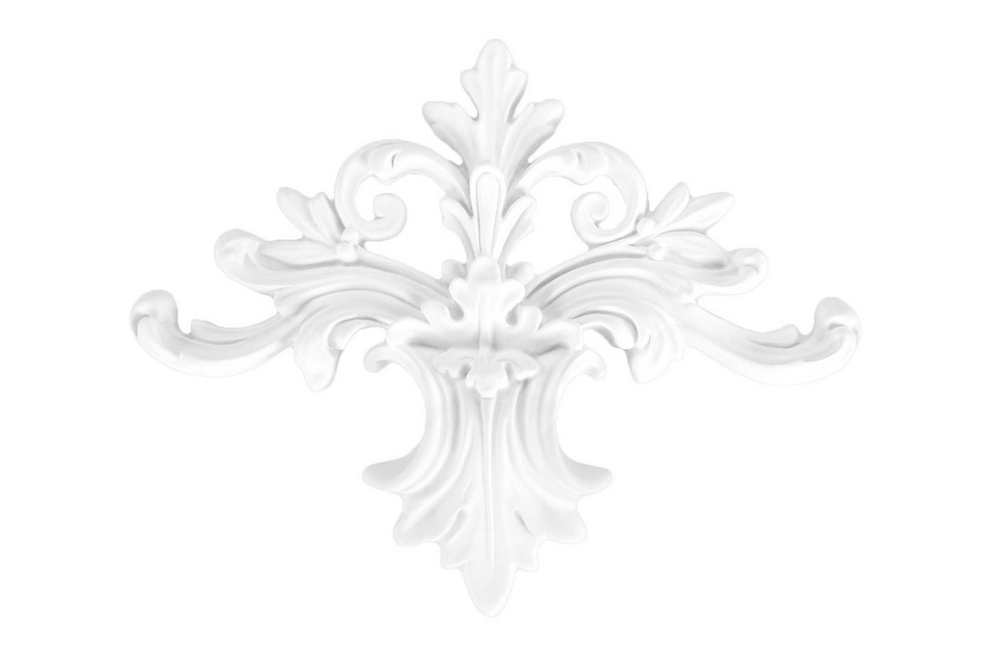 Grand Decor Wanddekoobjekt A608 (Ornament aus PU - große Auswahl, 185x240mm Stuck, stoßfeste Deko schnitzerei - Verzierung für Wand und Deck) von Grand Decor