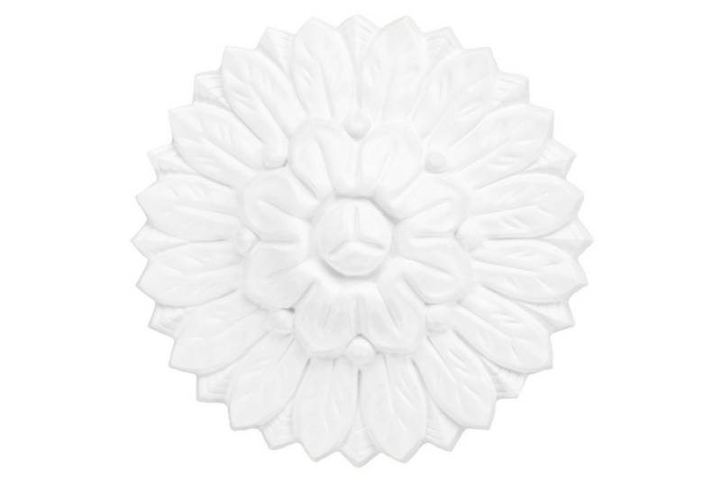 Grand Decor Wanddekoobjekt A622 (Ornament aus PU - große Auswahl, 155x155mm Stuck, stoßfeste Deko schnitzerei - Verzierung für Wand und Deck) von Grand Decor
