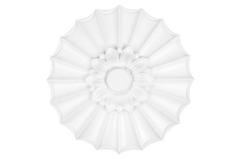 Grand Decor Wanddekoobjekt A670 (Ornament aus PU - große Auswahl, 225x225mm Stuck, stoßfeste Deko schnitzerei - Verzierung für Wand und Deck) von Grand Decor