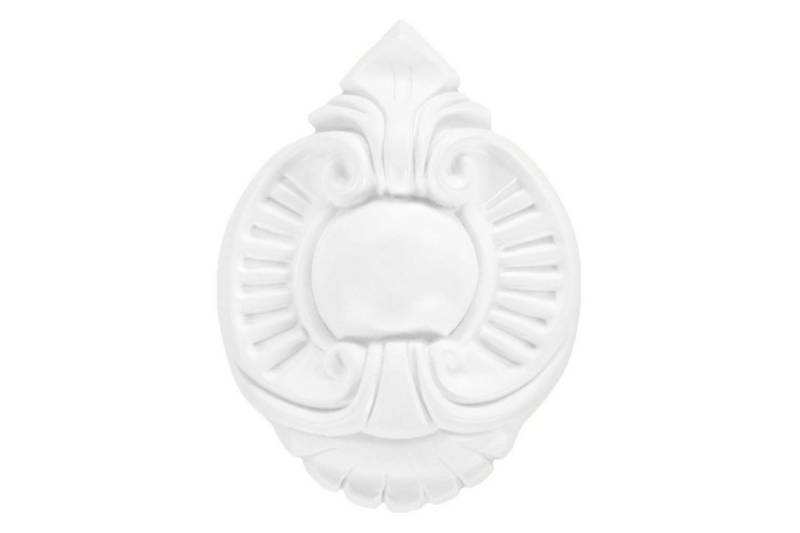 Grand Decor Wanddekoobjekt A684 (Ornament aus PU - große Auswahl, 160x117mm Stuck, stoßfeste Deko schnitzerei - Verzierung für Wand und Deck) von Grand Decor