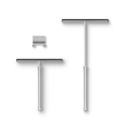 Grand Fusion Housewares Edelstahl-Duschbürste mit Teleskopgriff reicht bis zu 23 Zoll Silber von Grand Fusion