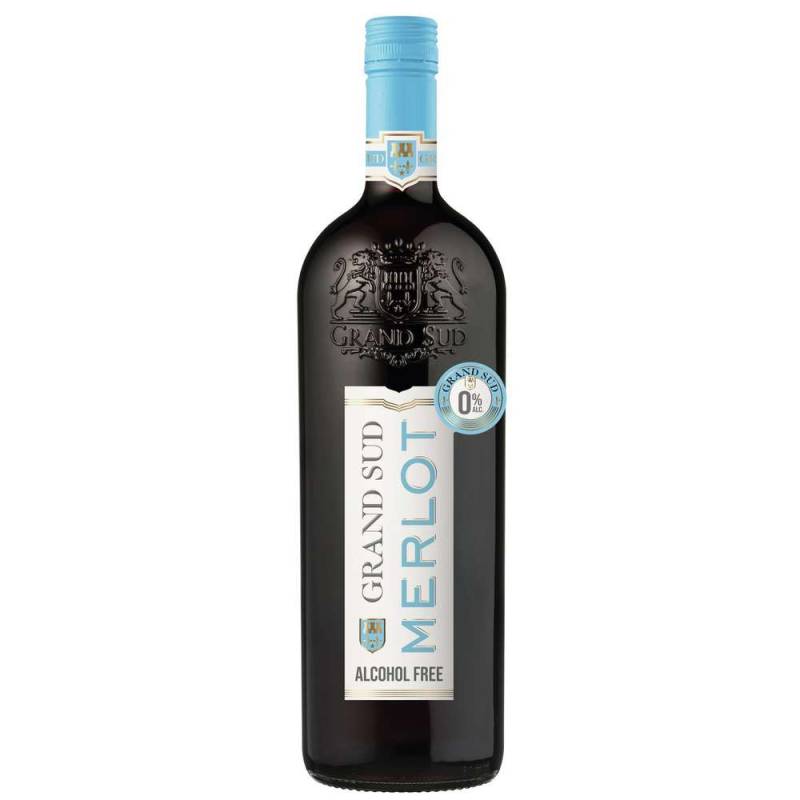 Grand Sud Rotwein Merlot alkoholfrei 1 l von Grand Sud