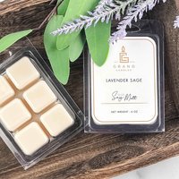 Serene Dreams Lavendel-Salbei-Sojawachsschmelze - Aromatherapie Raumduft Serene Dreams Lavendel-Salbei-Sojawachsschmelze - Aromatherapie Raumduft von GrandCandlesCo