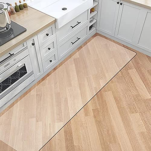 Bodenschutzmatte BüRostuhl Bodenschutzmatte für Hartböden Bürostuhlunterlage Bodenmatte Stuhlunterlage | Stärke: 1,5 mm | viele Größen zur Auswahl (1.5mm,140x240cm(55.12x94.49in)) von Grandeals
