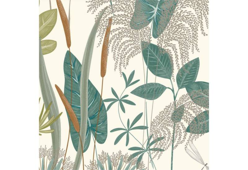 Grandeco Tapete Vliestapete A58702 Vlies Blumen Floral 0.53 x 10.05 m Asperia Grandeco von Grandeco Tapete