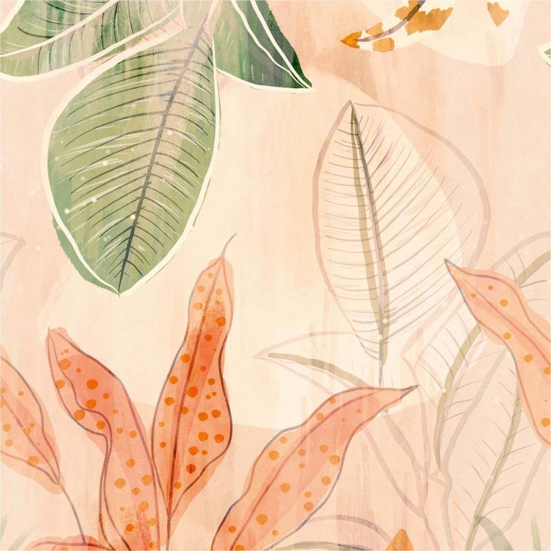 Fototapete A60701 Botanical / Dschungel 0.53 x 8.84 m ONE ROLL - ONE MOTIF II Grandeco von Grandeco