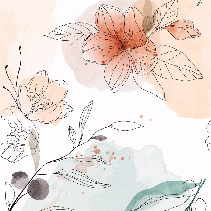 Fototapete A72701 Blumen / Floral 0.53 x 8.84 m ONE ROLL - ONE MOTIF II Grandeco von Grandeco