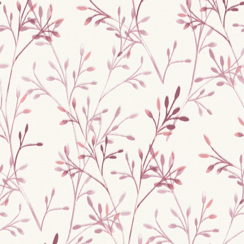 Grandeco | Phoenix | A48801 | Vliestapete | Blumenoptik | 10.05 x 0.53 m | Weiß von Grandeco