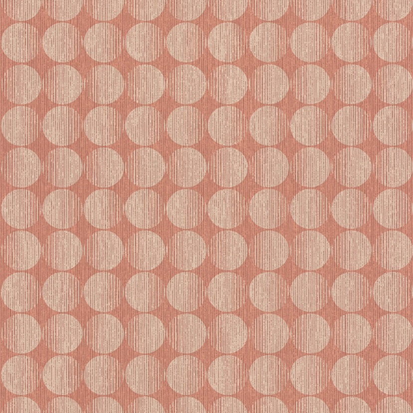 Grandeco | Phoenix | A53201 | Vliestapete | Kreise | 10.05 x 0.53 m | Rot von Grandeco