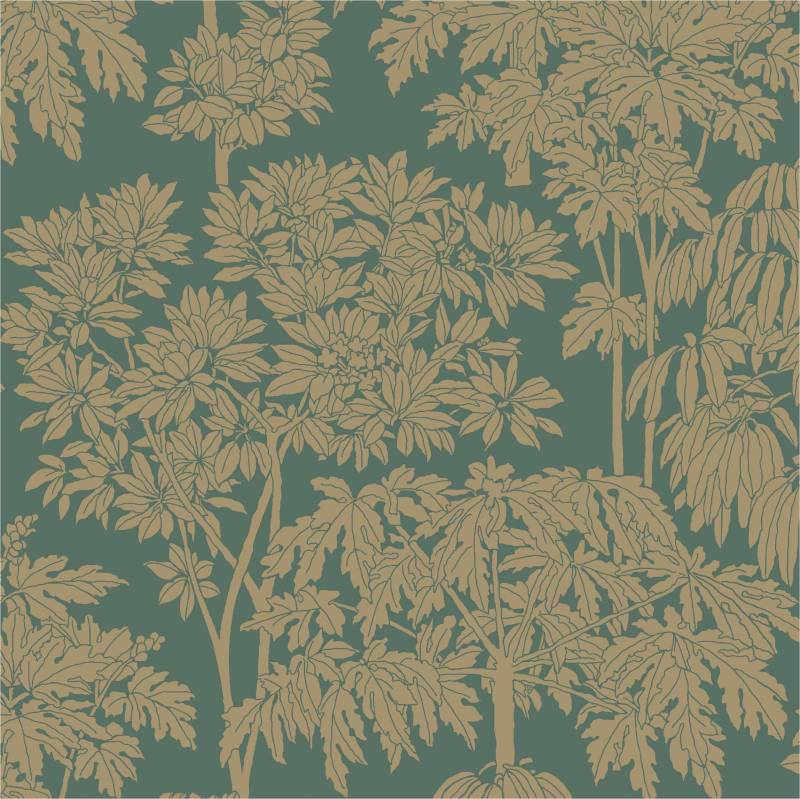 Vliestapete A63403 Bäume / Blätter 0.53 x 10.05 m Ciara Grandeco von Grandeco