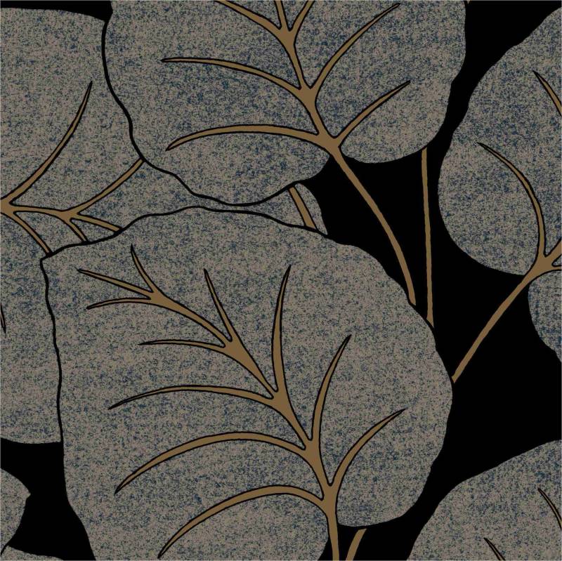 Vliestapete A63503 Bäume / Blätter 0.53 x 10.05 m Ciara Grandeco von Grandeco