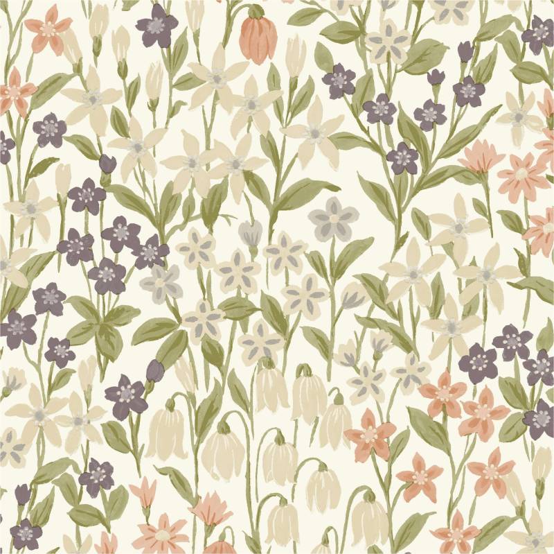 Vliestapete A64101 Blumen / Floral 0.53 x 10.05 m Ciara Grandeco von Grandeco