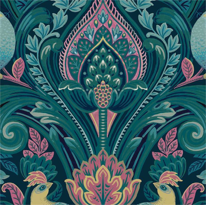 Vliestapete A67801 Blumen / Floral 0.53 x 10.05 m Arcadia Grandeco von Grandeco