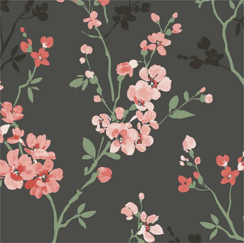 Vliestapete A70001 Blumen / Floral 0.53 x 10.05 m Omura Grandeco von Grandeco