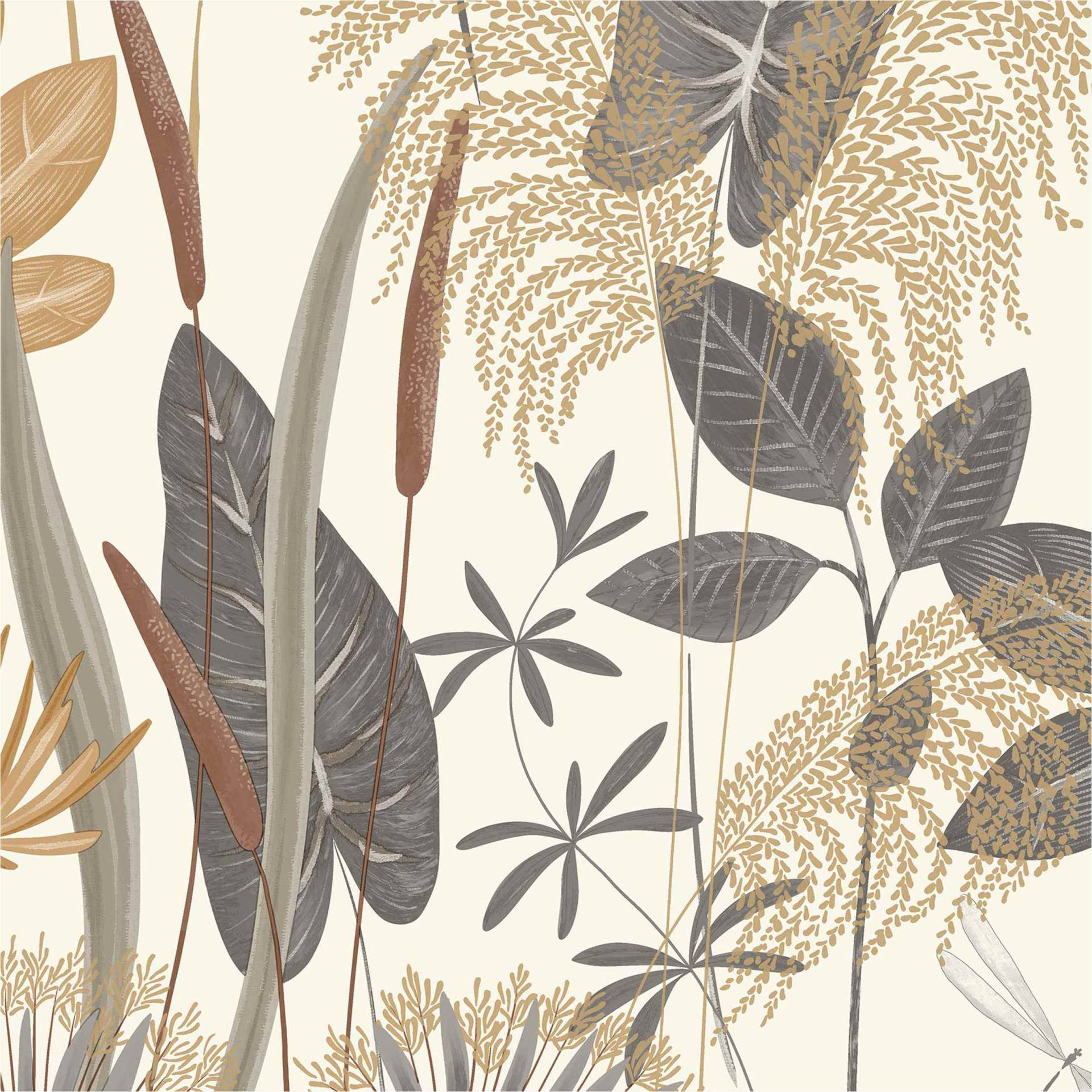 Vliestapete A70701 Bäume / Blätter 0.53 x 10.05 m Arcadia Grandeco von Grandeco